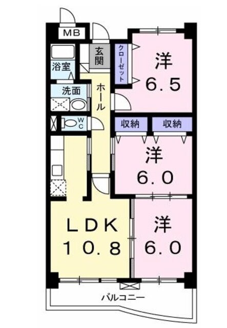 岡山県倉敷市連島１ 弥生駅 3LDK マンション 賃貸物件詳細