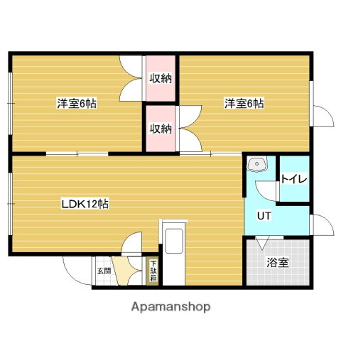 北海道岩見沢市南町九条５ 岩見沢駅 2LDK アパート 賃貸物件詳細