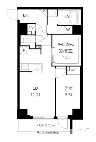 東京都台東区台東２ 新御徒町駅 1SLDK マンション 賃貸物件詳細