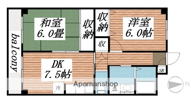 千葉県市川市南八幡２ 本八幡駅 2DK マンション 賃貸物件詳細