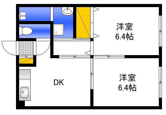 広島県広島市中区本川町１ 本川町駅 2DK マンション 賃貸物件詳細