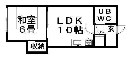 北海道札幌市白石区菊水二条２ 菊水駅 1LDK アパート 賃貸物件詳細