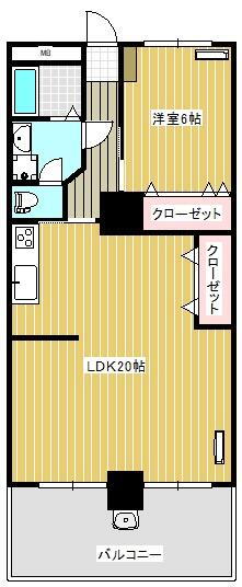 香川県高松市番町２ 瓦町駅 1LDK マンション 賃貸物件詳細