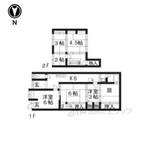 京都府京都市下京区西七条南東野町 西大路駅 6K 一戸建て 賃貸物件詳細