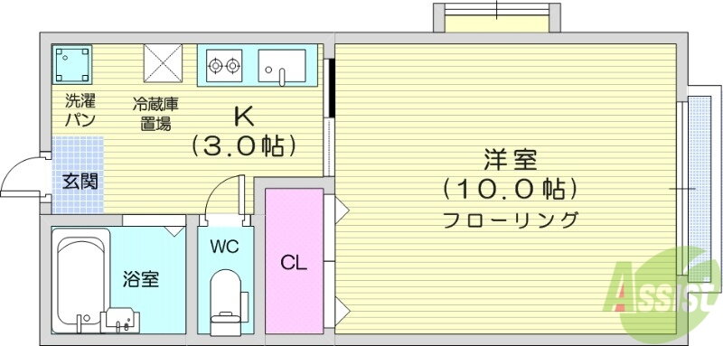 宮城県仙台市青葉区愛子中央２ 愛子駅 1K アパート 賃貸物件詳細