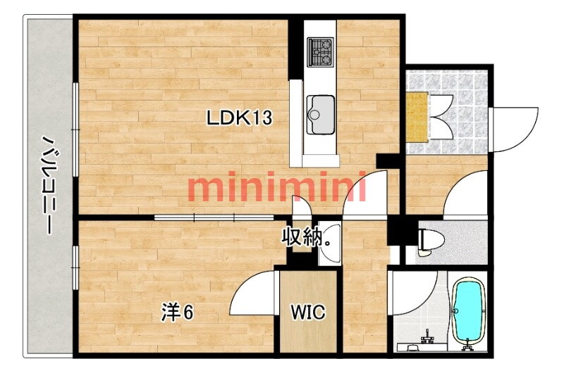大阪府茨木市宮元町 茨木市駅 1LDK マンション 賃貸物件詳細