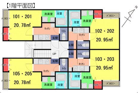 埼玉県さいたま市見沼区堀崎町 大和田駅 1K アパート 賃貸物件詳細