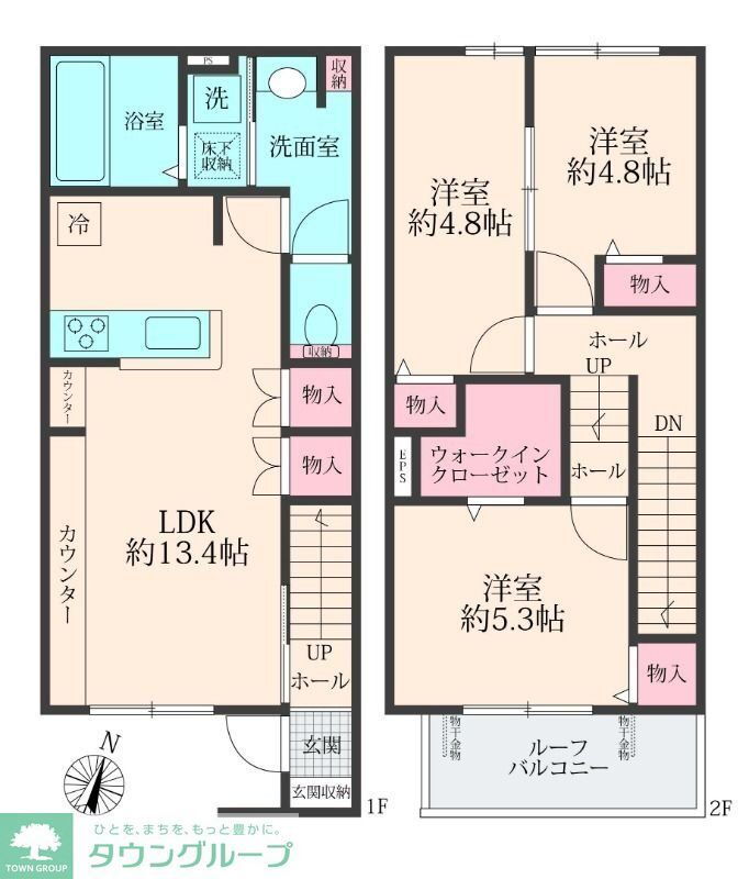 埼玉県さいたま市中央区上落合８ 大宮駅 3LDK 一戸建て 賃貸物件詳細