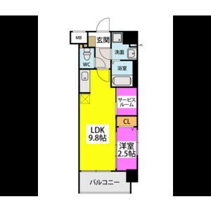 福岡県福岡市東区香椎駅前２ 西鉄香椎駅 1LDK マンション 賃貸物件詳細