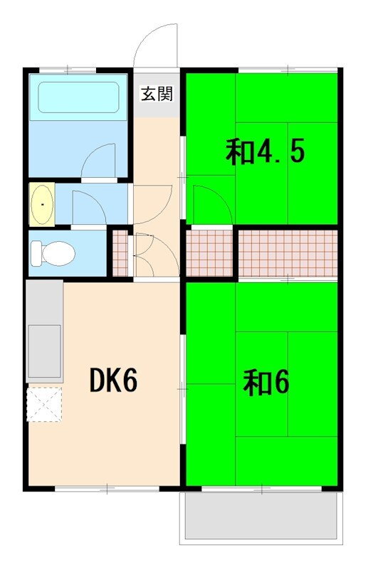 埼玉県川口市北園町 蕨駅 2DK マンション 賃貸物件詳細