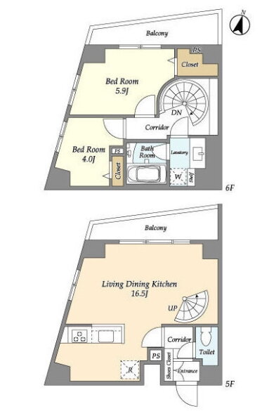 東京都世田谷区下馬６ 学芸大学駅 2LDK マンション 賃貸物件詳細