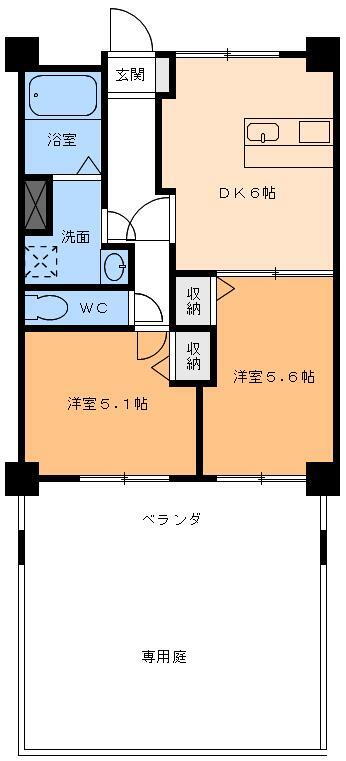 愛媛県松山市古三津５ 山西駅 2DK マンション 賃貸物件詳細