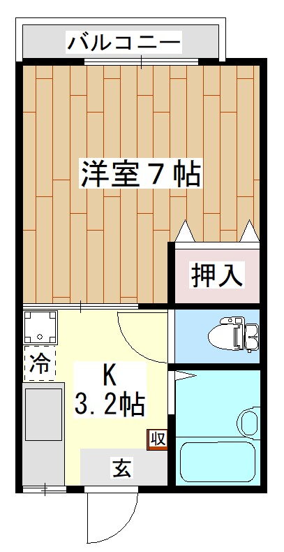 神奈川県川崎市高津区下作延２ 溝の口駅 1K アパート 賃貸物件詳細
