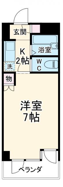 東京都町田市南つくし野３ すずかけ台駅 1K マンション 賃貸物件詳細