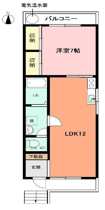 メゾンミラノ 1階 1LDK 賃貸物件詳細