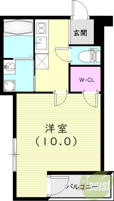 兵庫県尼崎市大庄西町１ 武庫川駅 1K アパート 賃貸物件詳細