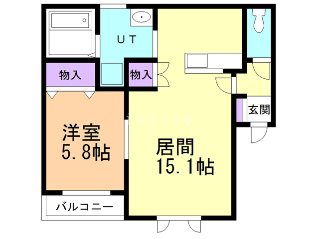 北海道帯広市西九条南３１ 1LDK アパート 賃貸物件詳細