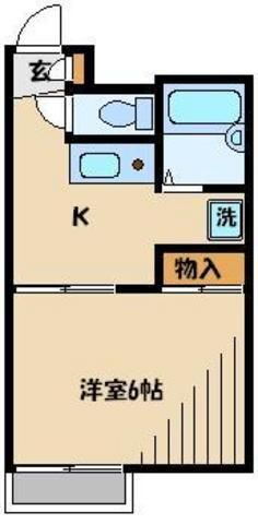 埼玉県さいたま市緑区芝原１ 1K アパート 賃貸物件詳細