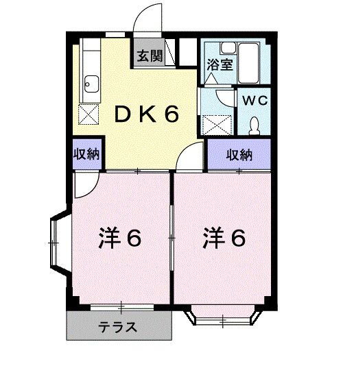 埼玉県深谷市上野台 深谷駅 2DK アパート 賃貸物件詳細