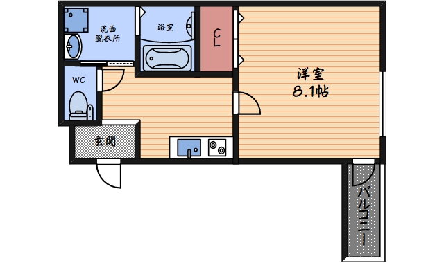 兵庫県尼崎市西立花町２ 立花駅 1K アパート 賃貸物件詳細