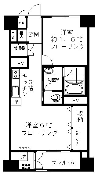 アルカサーノ南馬込 5階 1LDK 賃貸物件詳細