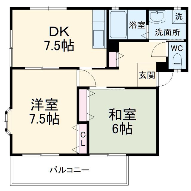 静岡県静岡市駿河区下川原５ 安倍川駅 2DK アパート 賃貸物件詳細