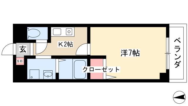 愛知県名古屋市中村区名駅５ 国際センター駅 1K マンション 賃貸物件詳細