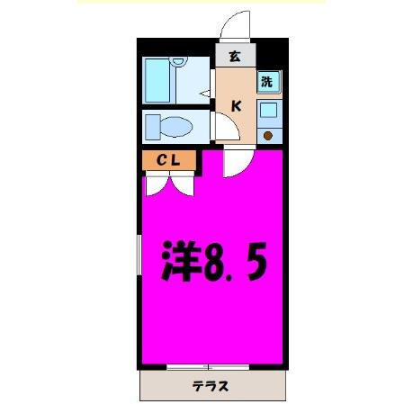 埼玉県行田市栄町 行田市駅 1K アパート 賃貸物件詳細