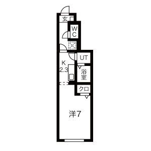 福島県福島市八木田字川原内 福島駅 1K アパート 賃貸物件詳細