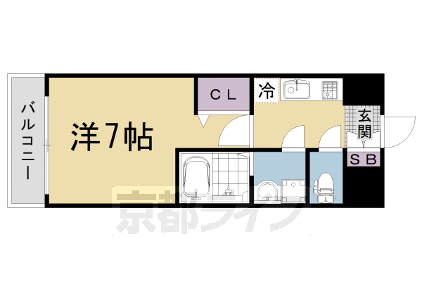京都府京都市下京区西七条比輪田町 西大路駅 1K マンション 賃貸物件詳細
