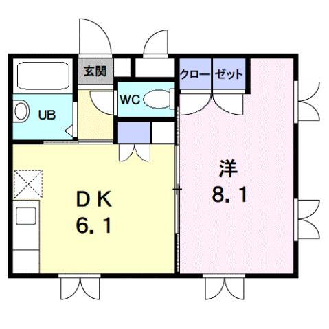 ツインパレスさくら台Ｎｏｒｔｈ 3階 1DK 賃貸物件詳細