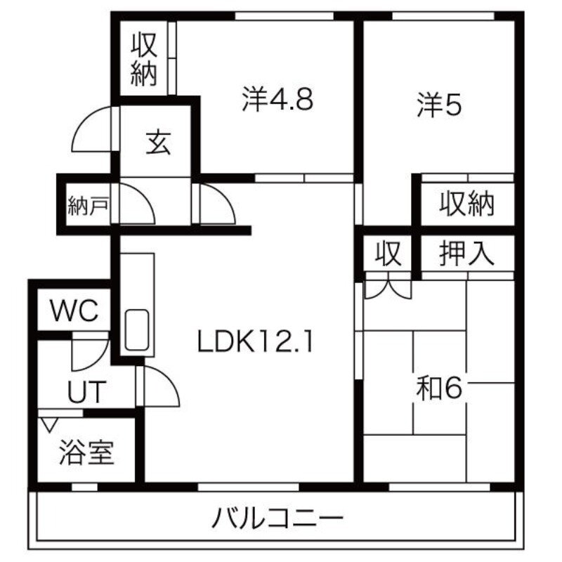 北海道札幌市南区南三十四条西９ 澄川駅 3LDK アパート 賃貸物件詳細