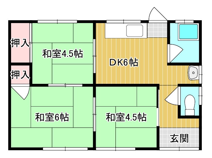 岡山県倉敷市連島町矢柄 弥生駅 3DK 一戸建て 賃貸物件詳細