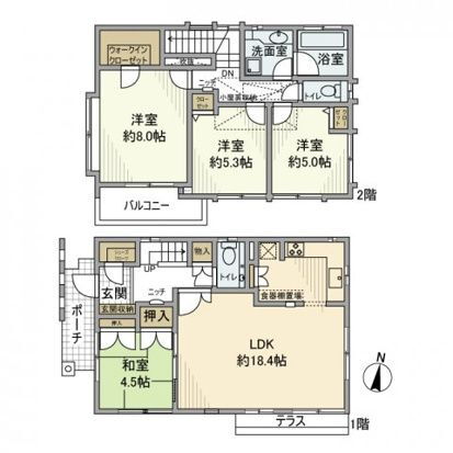 神奈川県横浜市神奈川区松見町３ 妙蓮寺駅 4LDK 一戸建て 賃貸物件詳細