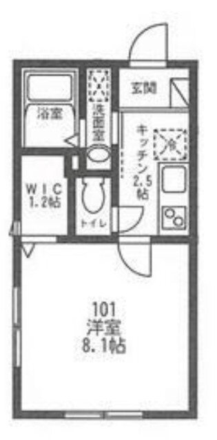東京都足立区六木２ 八潮駅 1K アパート 賃貸物件詳細