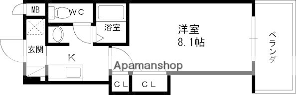大阪府東大阪市足代新町 布施駅 1K マンション 賃貸物件詳細