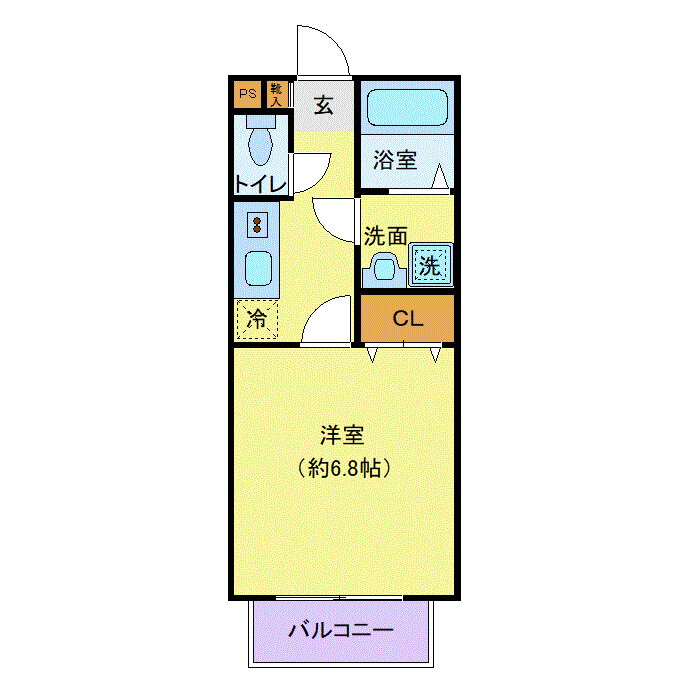 東京都福生市大字熊川 拝島駅 1K アパート 賃貸物件詳細
