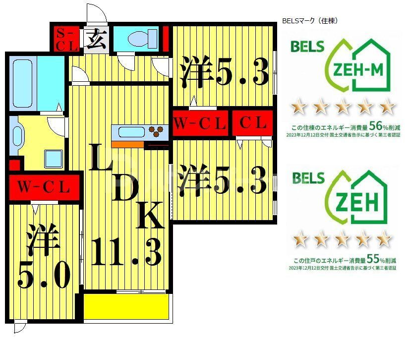 東京都足立区鹿浜５ 西新井大師西駅 3LDK アパート 賃貸物件詳細