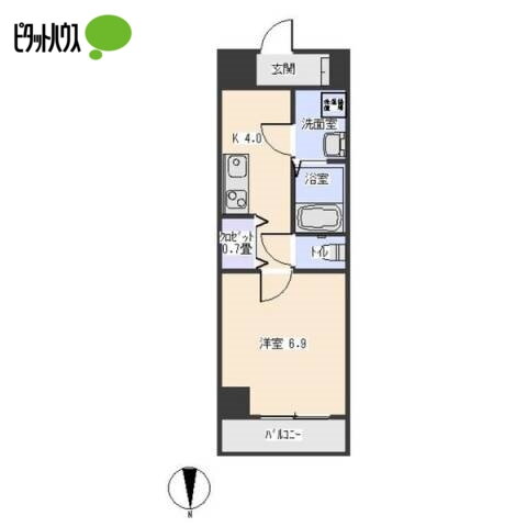 愛知県岡崎市材木町１ 中岡崎駅 1K マンション 賃貸物件詳細