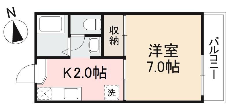 香川県高松市香西本町 香西駅 1K アパート 賃貸物件詳細