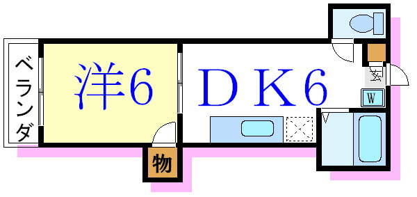 東京都江戸川区一之江７ 一之江駅 1DK マンション 賃貸物件詳細