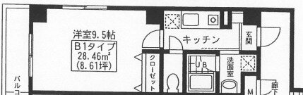 東京都墨田区千歳３ 森下駅 1K マンション 賃貸物件詳細