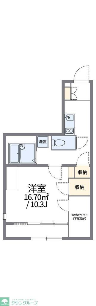 東京都足立区東伊興１ 竹ノ塚駅 1K アパート 賃貸物件詳細