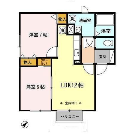 青森県弘前市大字取上４ 弘前駅 2LDK アパート 賃貸物件詳細