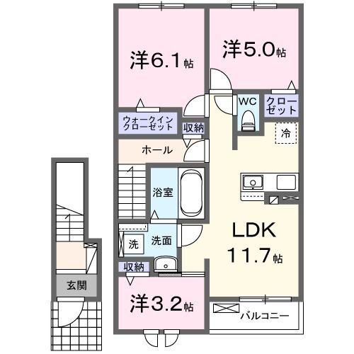 愛知県西尾市一色町味浜後田 西尾駅 3LDK アパート 賃貸物件詳細