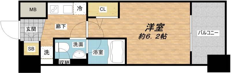 大阪府大阪市北区天満２ 天満橋駅 1K マンション 賃貸物件詳細