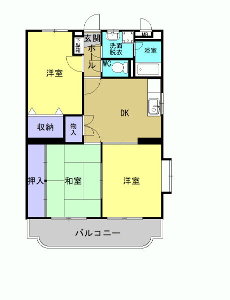 岡山県総社市駅南１ 総社駅 3DK マンション 賃貸物件詳細