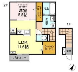 岡山県総社市小寺 東総社駅 1LDK アパート 賃貸物件詳細