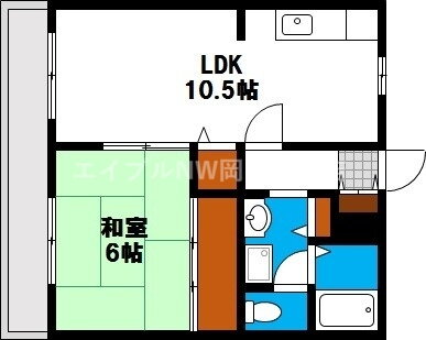 岡山県岡山市北区西崎本町 備前三門駅 1LDK アパート 賃貸物件詳細