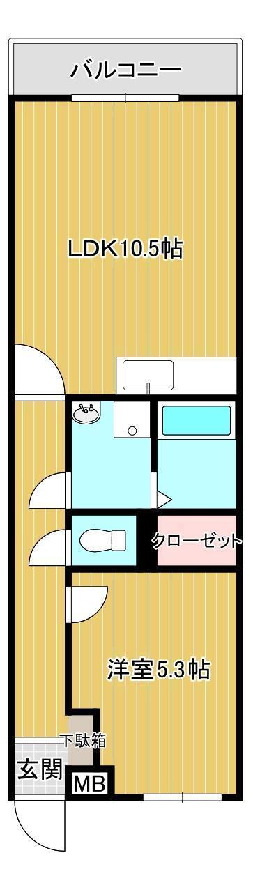 鹿児島県鹿児島市小原町 笹貫駅 1LDK マンション 賃貸物件詳細